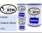 Preview: Lexus, Cosmo Silver, 1F1: 500ml Lackdose + 500ml Klarlack + 250ml Härter - Set, von ATW Autoteile West.